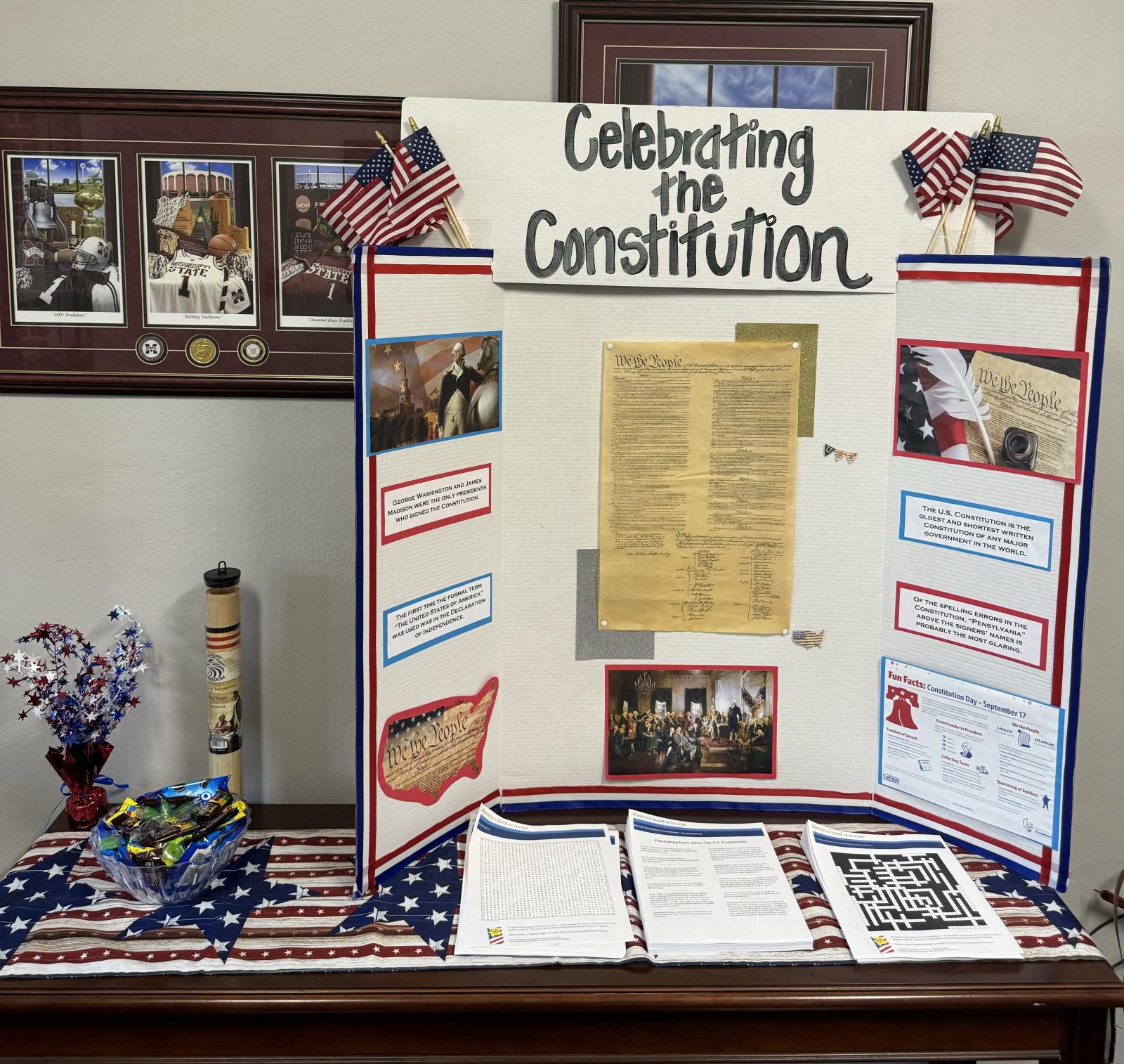 Constitution Day 2024 table display